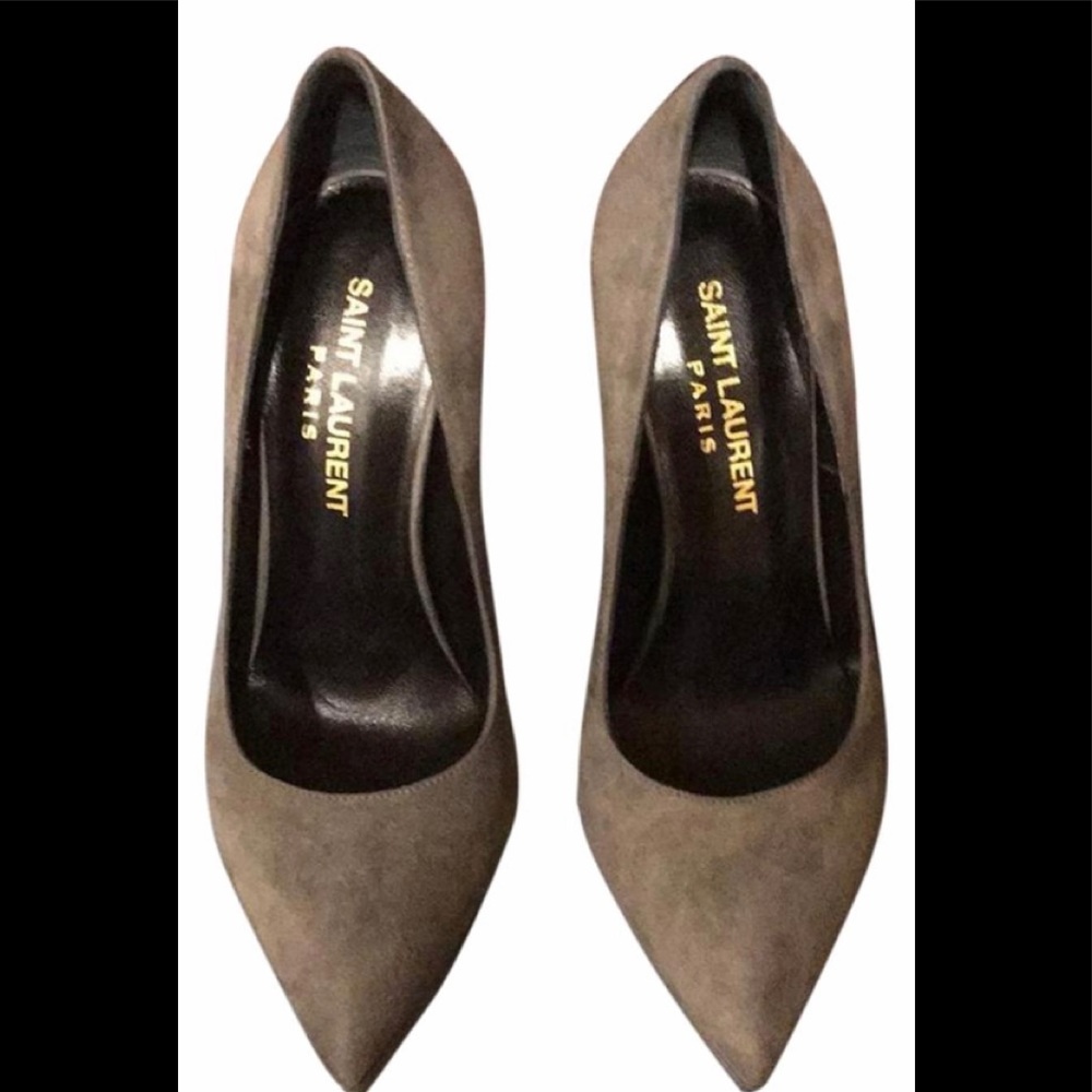 NWT Saint Laurent Suede Pumps Size 4 but runs big